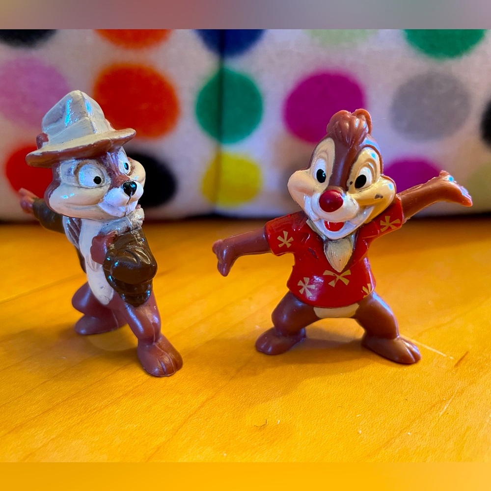 (Group 11) Vintage Disney Chip & Dale figures toys figurines hard to find